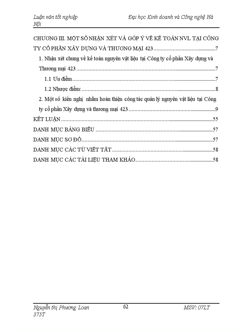 image for page Kế toán nguyên vật liệu tại Công ty cổ phần Xây dựng và Thương mại 423