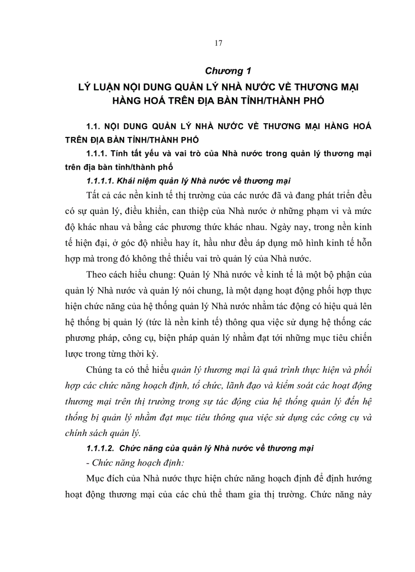 image for page Hoàn thiện nội dung quản lý nhà nước về thương mại hàng hóa trên địa bàn hà nội đến năm 2020