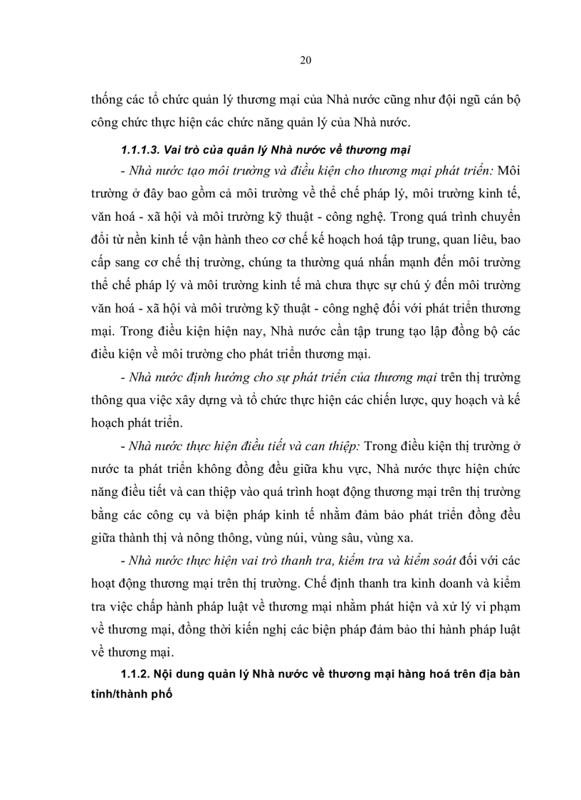 image for page Hoàn thiện nội dung quản lý nhà nước về thương mại hàng hóa trên địa bàn hà nội đến năm 2020