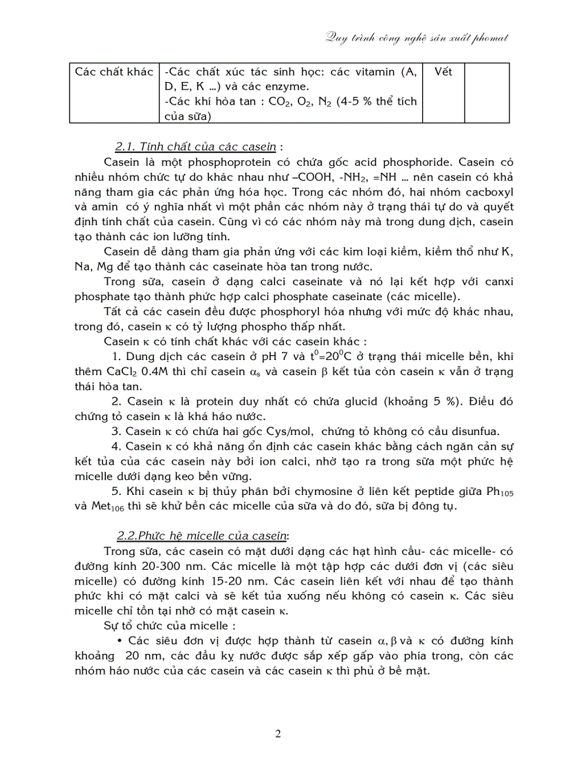 image for page Quy trình công nghệ sản xuất phô mai