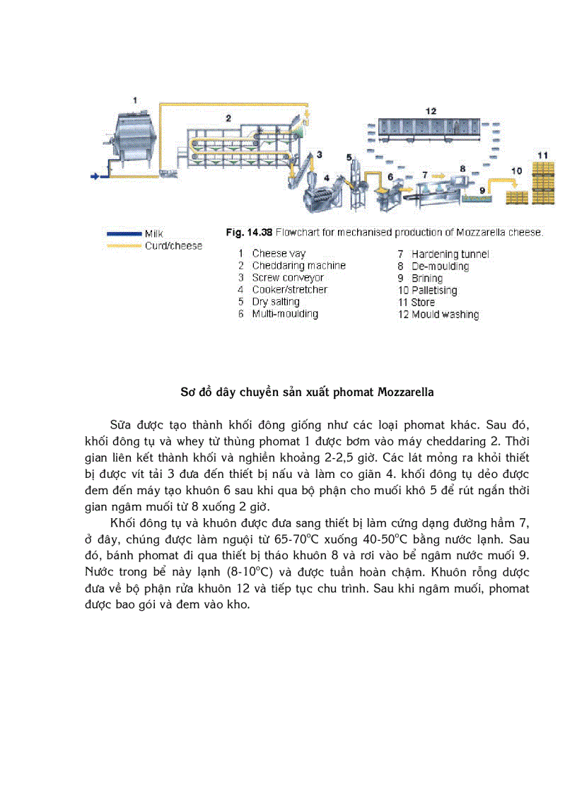 image for page Quy trình công nghệ sản xuất phô mai