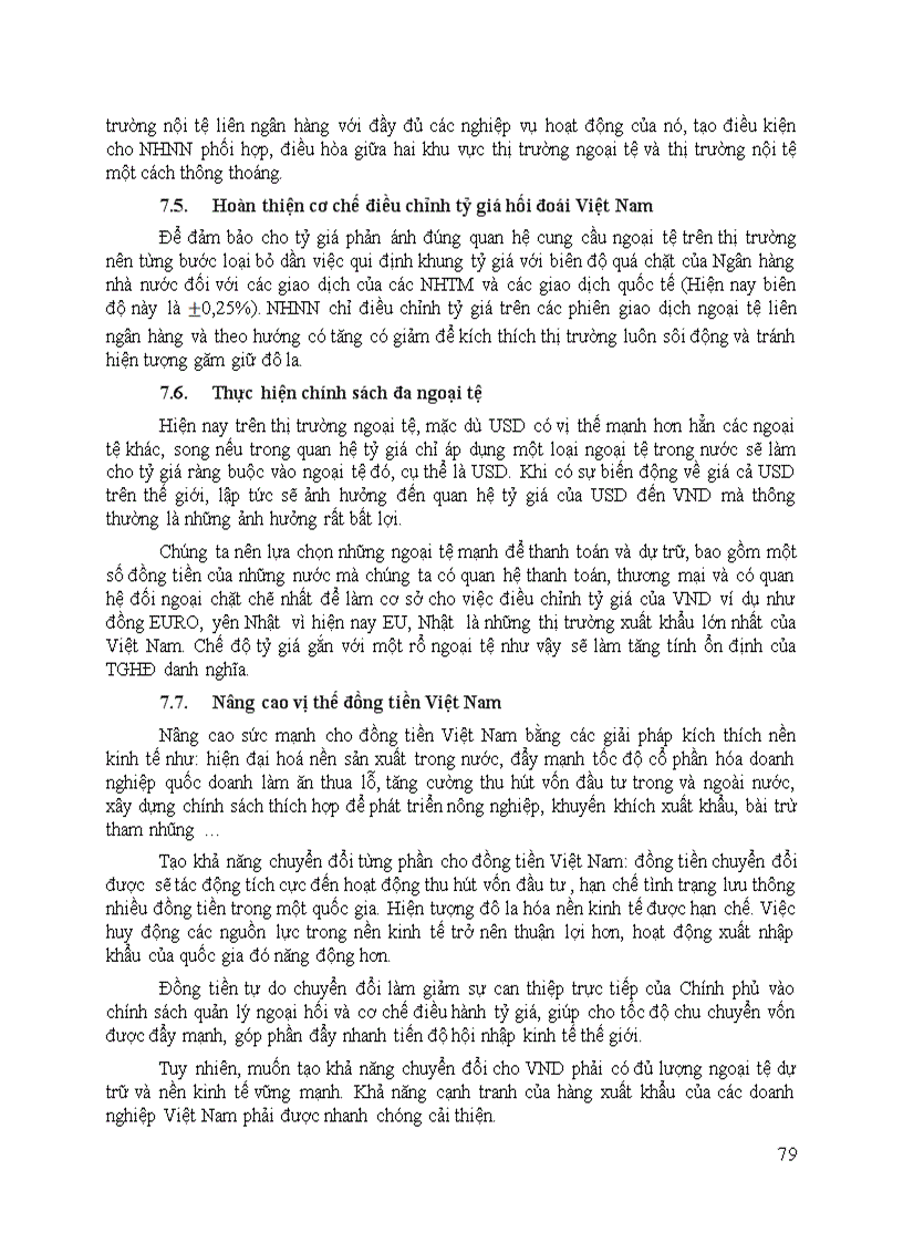 image for page THỰC TRẠNG ĐIỀU HÀNH CHÍNH SÁCH TỶ GIÁ VÀ QUẢN LÝ NGOẠI HỐI CỦA VIỆT NAM HIỆN NAY 83trang