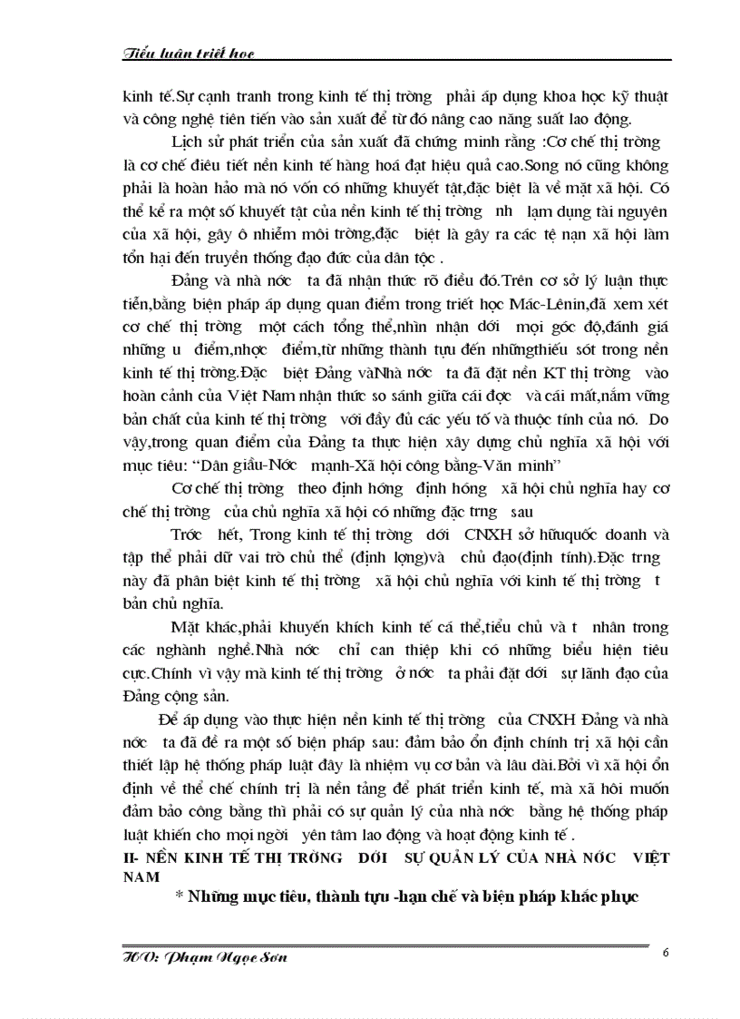 image for page Quá trình chuyển đổi sang nền KTTT và sự vận dụng quan điểm triết học Mác Lênin