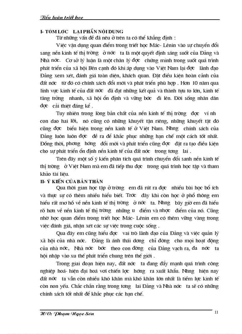 image for page Quá trình chuyển đổi sang nền KTTT và sự vận dụng quan điểm triết học Mác Lênin