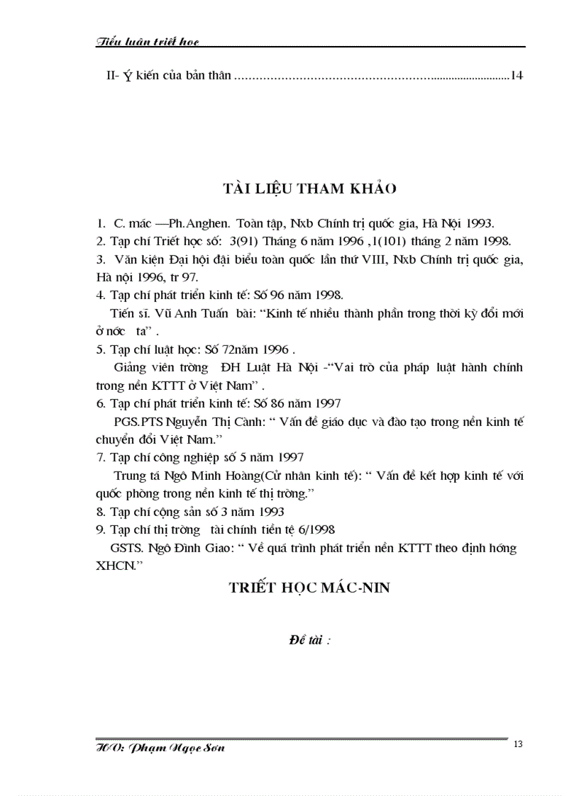 image for page Quá trình chuyển đổi sang nền KTTT và sự vận dụng quan điểm triết học Mác Lênin