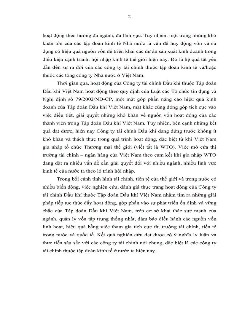 image for page Hoạt động của Công ty tài chính Dầu khí thuộc Tập đoàn Dầu khí Việt Nam kinh nghiệm và giải pháp