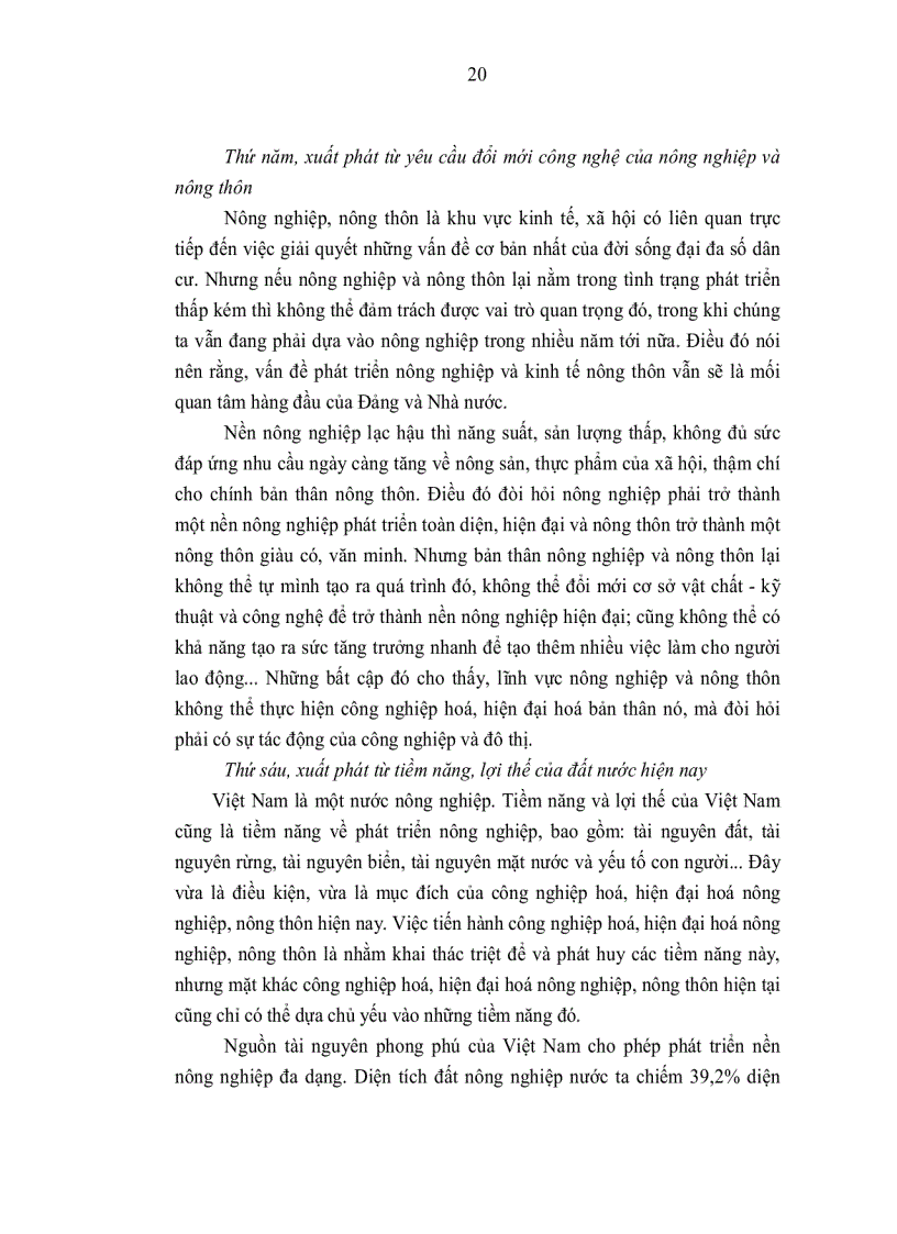 image for page Quá trình công nghiệp hoá hiện đại hoá nông nghiệp nông thôn tỉnh Bắc Ninh từ năm 1986 đến nay thực trạng kinh nghiệm và giải pháp
