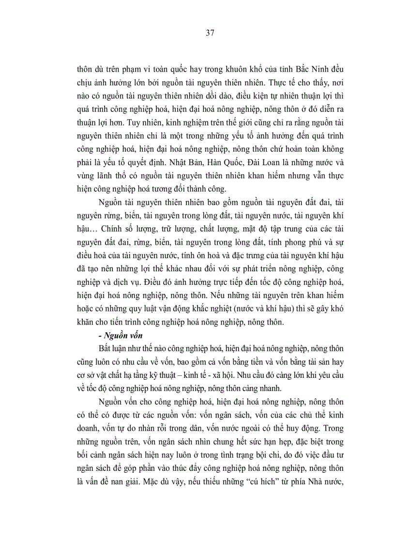 image for page Quá trình công nghiệp hoá hiện đại hoá nông nghiệp nông thôn tỉnh Bắc Ninh từ năm 1986 đến nay thực trạng kinh nghiệm và giải pháp