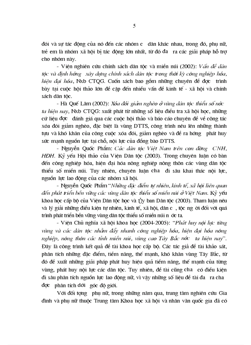 image for page Phát huy tiềm năng của phụ nữ dân tộc thiểu số trong quá trình phát triển kinh tế xã hội ở các tỉnh miền núi phía Bắc nước ta hiện nay