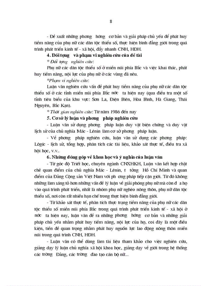 image for page Phát huy tiềm năng của phụ nữ dân tộc thiểu số trong quá trình phát triển kinh tế xã hội ở các tỉnh miền núi phía Bắc nước ta hiện nay