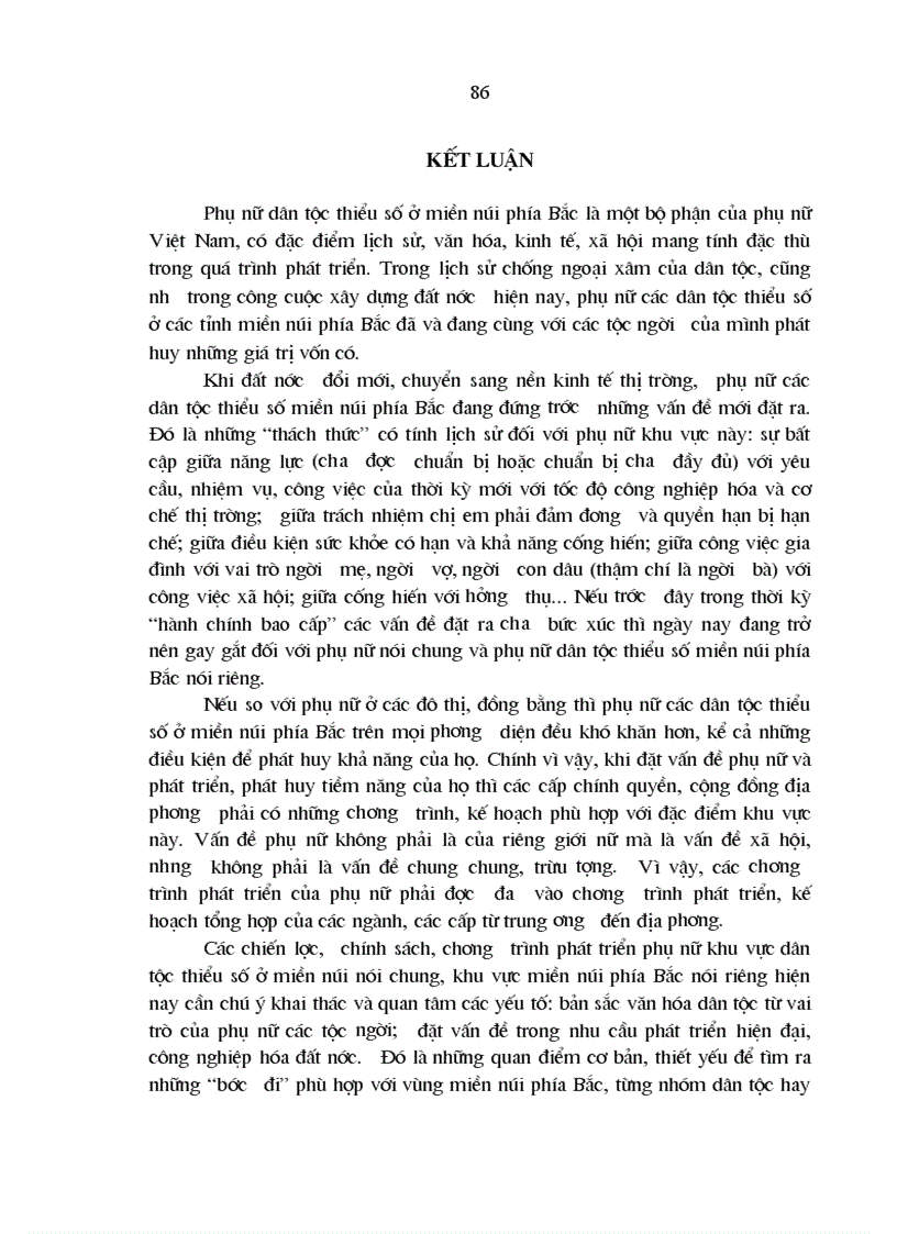 image for page Phát huy tiềm năng của phụ nữ dân tộc thiểu số trong quá trình phát triển kinh tế xã hội ở các tỉnh miền núi phía Bắc nước ta hiện nay