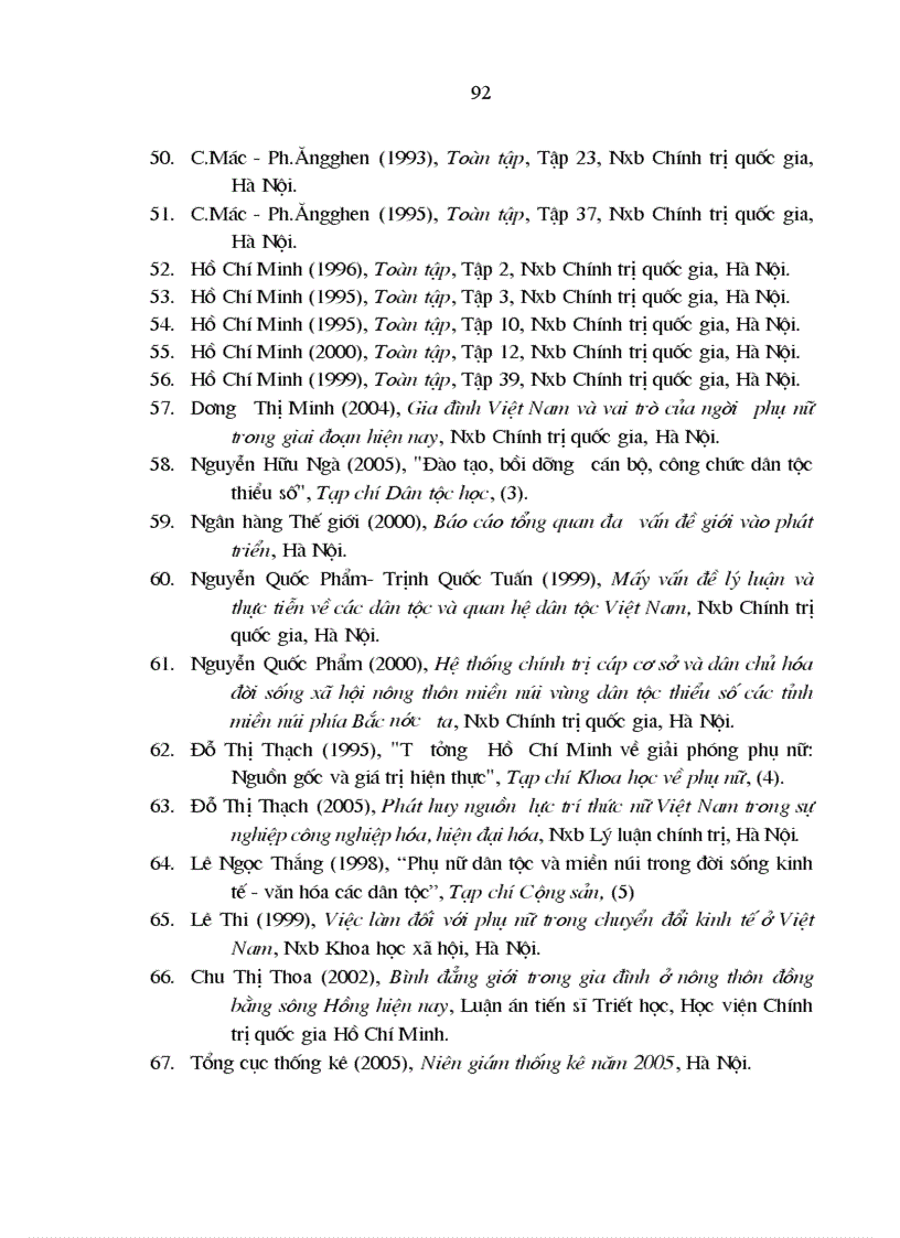 image for page Phát huy tiềm năng của phụ nữ dân tộc thiểu số trong quá trình phát triển kinh tế xã hội ở các tỉnh miền núi phía Bắc nước ta hiện nay
