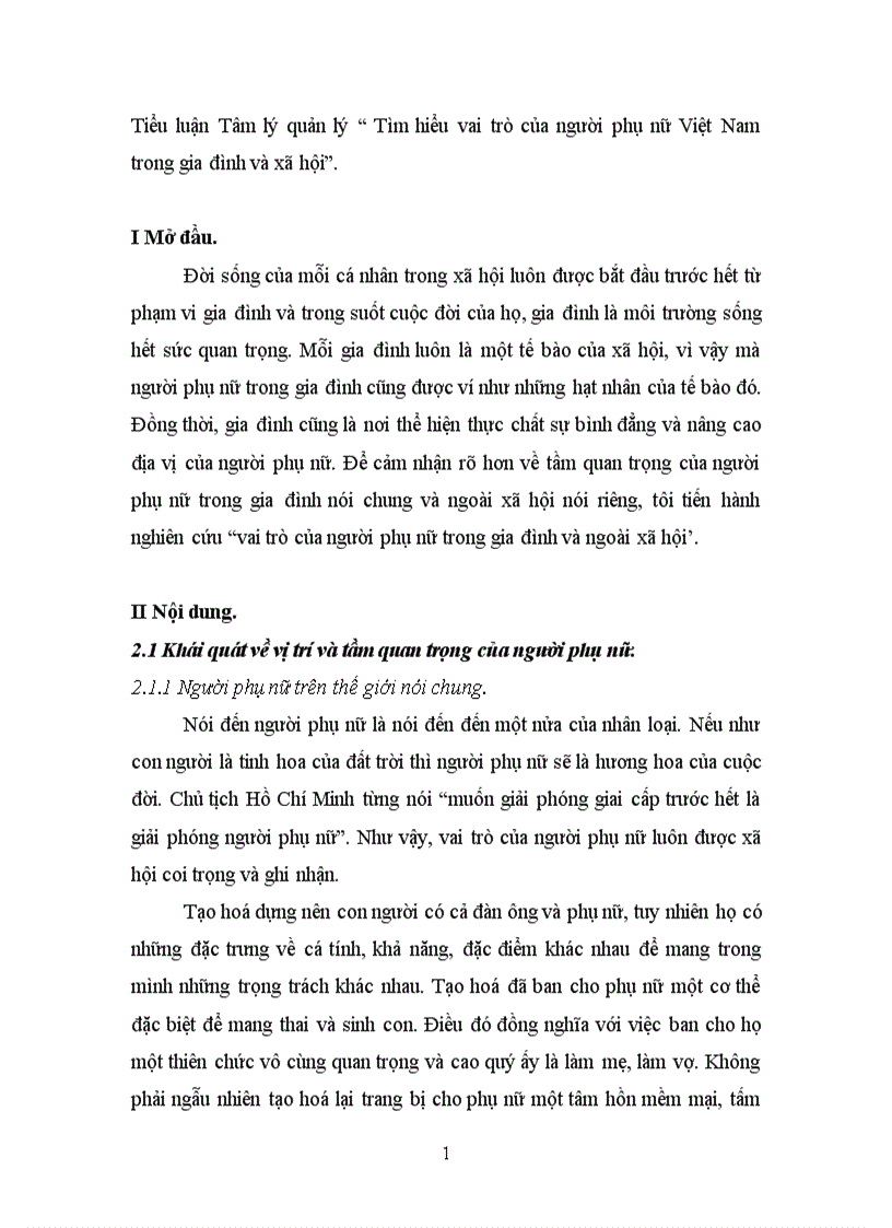Tìm hiểu vai trò của người phụ nữ Việt Nam trong gia đình và xã hội