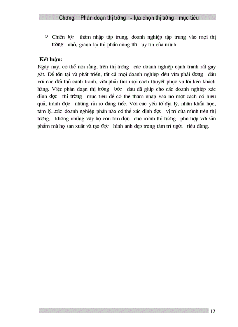 image for page Phân đoạn thị trường lựa chọn thị trường mục tiêu