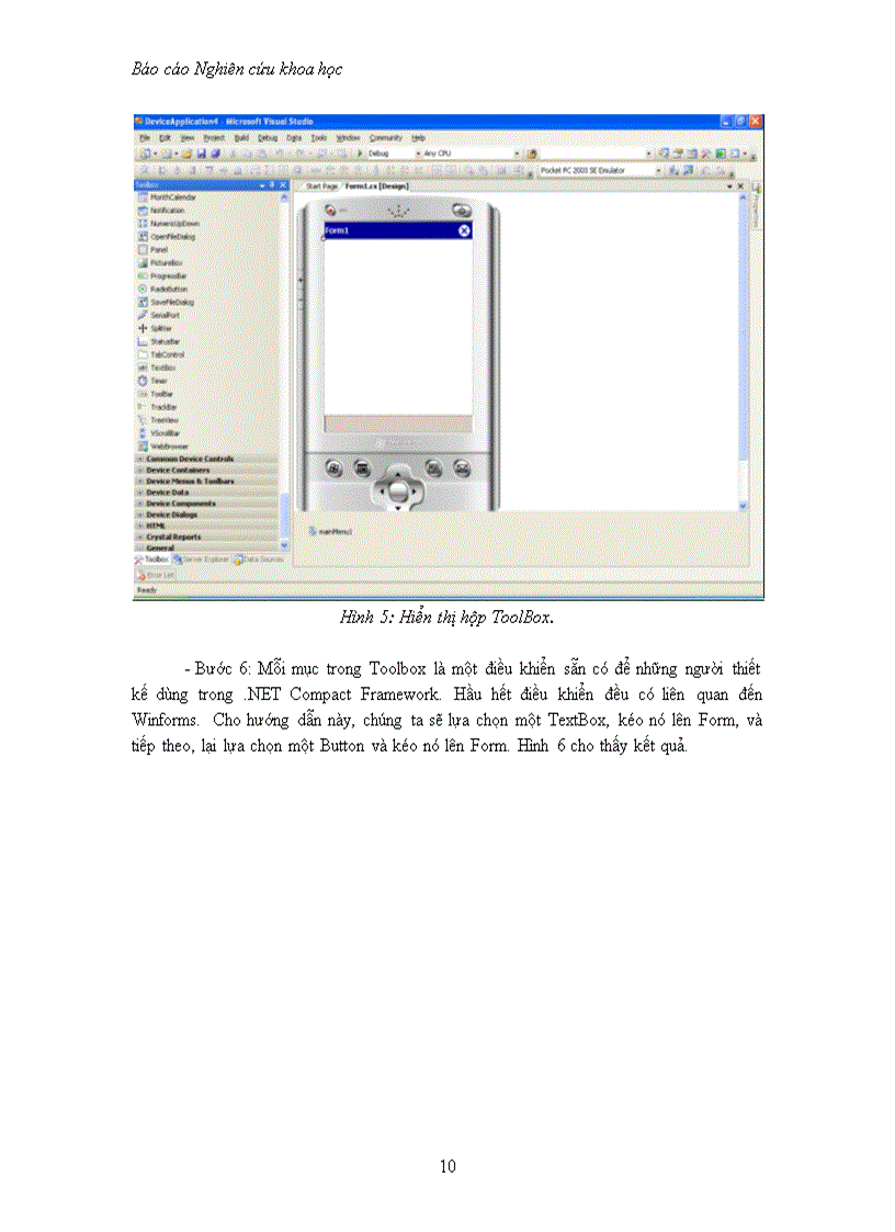 image for page Tìm hiểu về công nghệ NET Compact Framework và lập trình ứng dụng trên Pocket PC