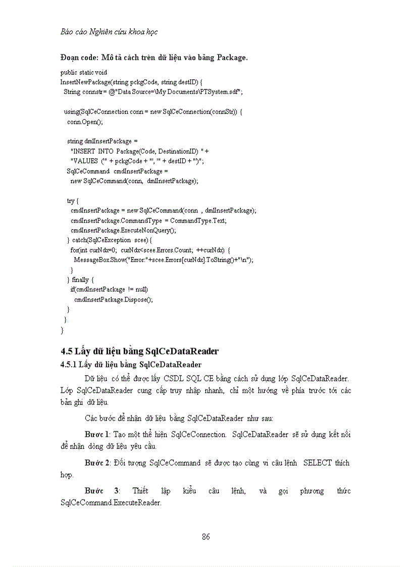 image for page Tìm hiểu về công nghệ NET Compact Framework và lập trình ứng dụng trên Pocket PC