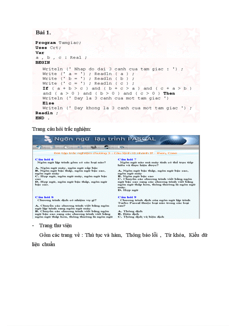image for page Xây dựng website dạy học trực tuyến môn tin học lớp 11 thpt