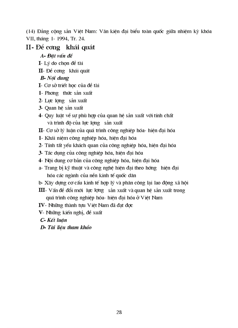 image for page Vấn đề đổi mới LLSX và QHSX trong quá trình CNH HĐH ở VN