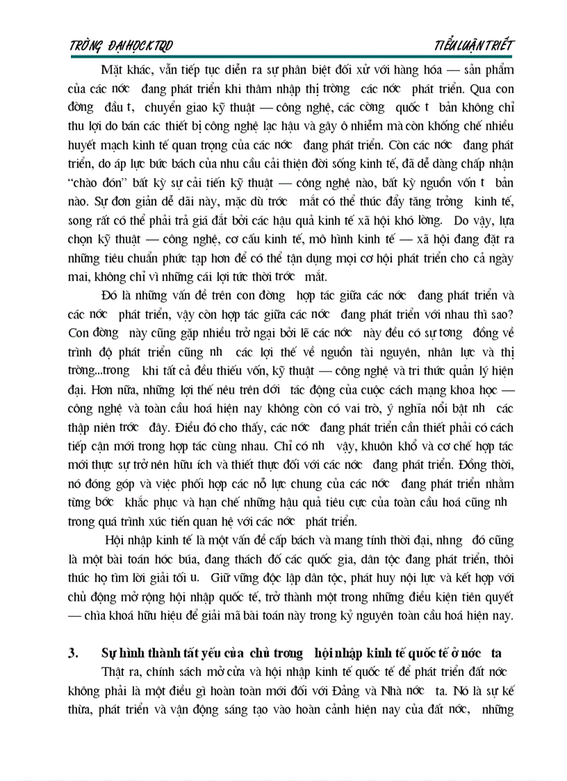 image for page VN trong xu thế hội nhập dưới con mắt triết học 2