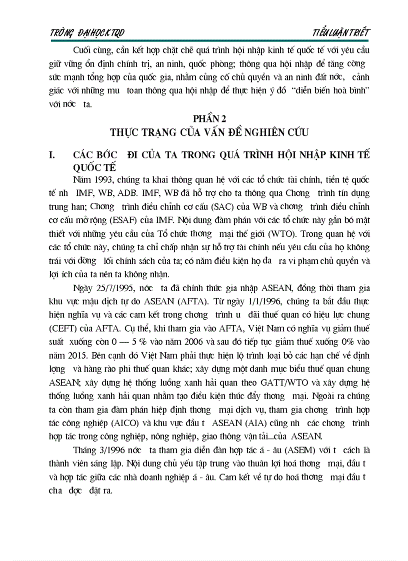 image for page VN trong xu thế hội nhập dưới con mắt triết học 2