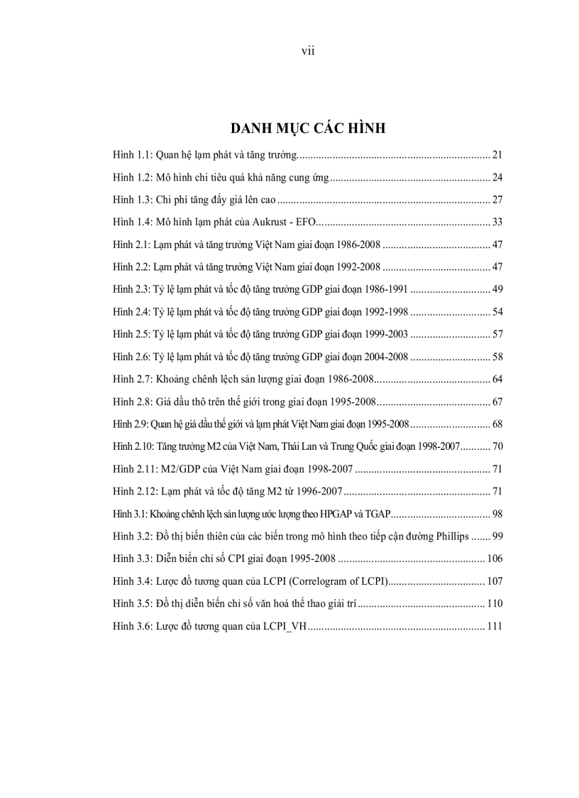 image for page Tiếp cận và phân tích động thái giá cả lạm phát của Việt Nam trong thời kỳ Đổi mới bằng một số mô hình toán kinh tế