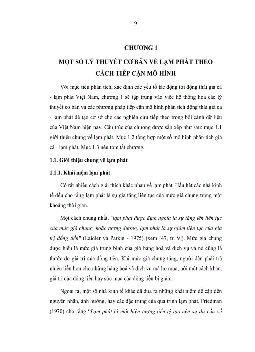 image for page Tiếp cận và phân tích động thái giá cả lạm phát của Việt Nam trong thời kỳ Đổi mới bằng một số mô hình toán kinh tế