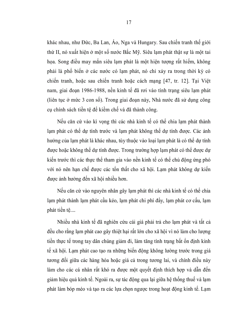 image for page Tiếp cận và phân tích động thái giá cả lạm phát của Việt Nam trong thời kỳ Đổi mới bằng một số mô hình toán kinh tế