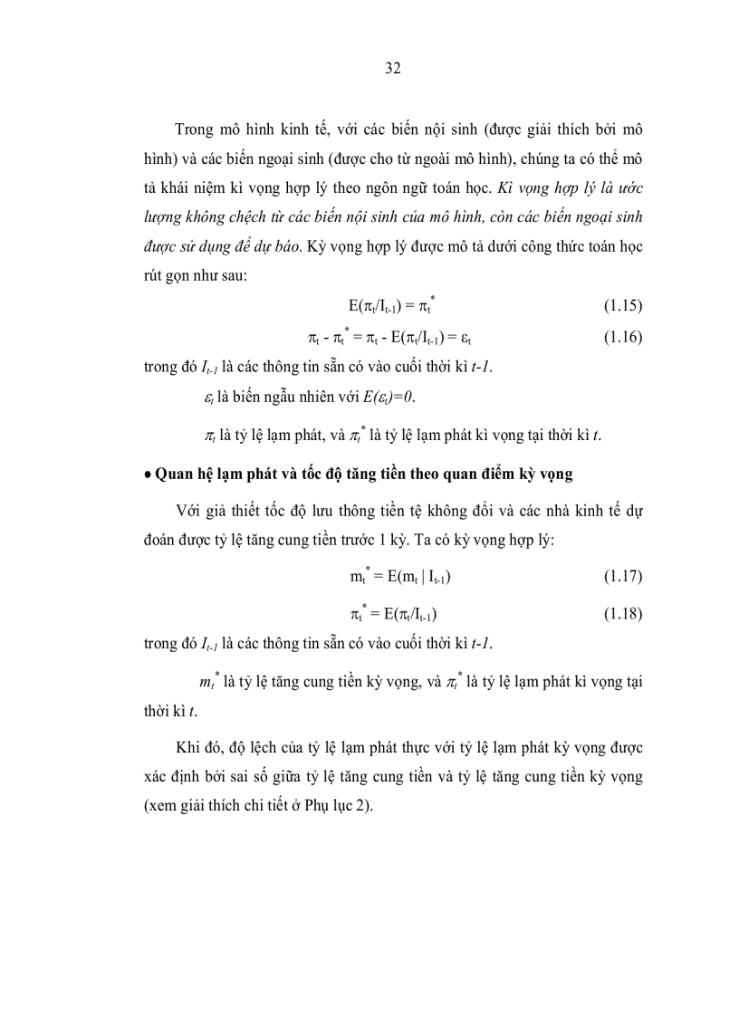 image for page Tiếp cận và phân tích động thái giá cả lạm phát của Việt Nam trong thời kỳ Đổi mới bằng một số mô hình toán kinh tế
