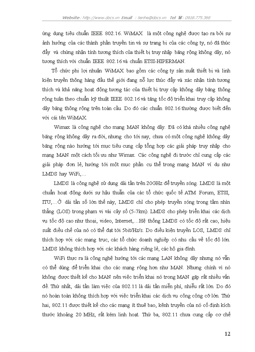 image for page Nghiên cứu về công nghệ không dây WiMax và ứng dụng