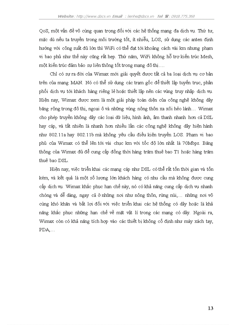 image for page Nghiên cứu về công nghệ không dây WiMax và ứng dụng