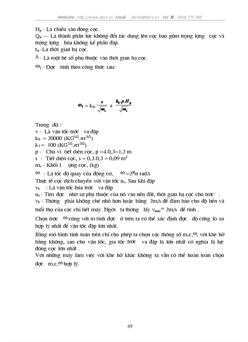 image for page Tính toán thiết kế máy đóng cọc va rung