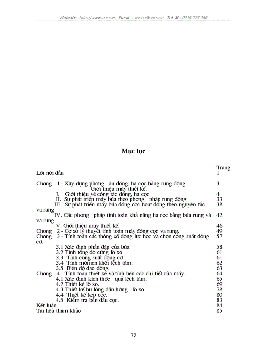 image for page Tính toán thiết kế máy đóng cọc va rung