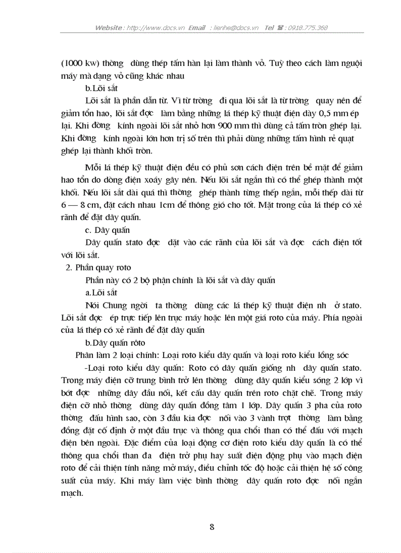 image for page Các thông số định mức