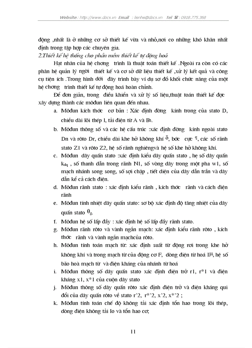 image for page Các thông số định mức