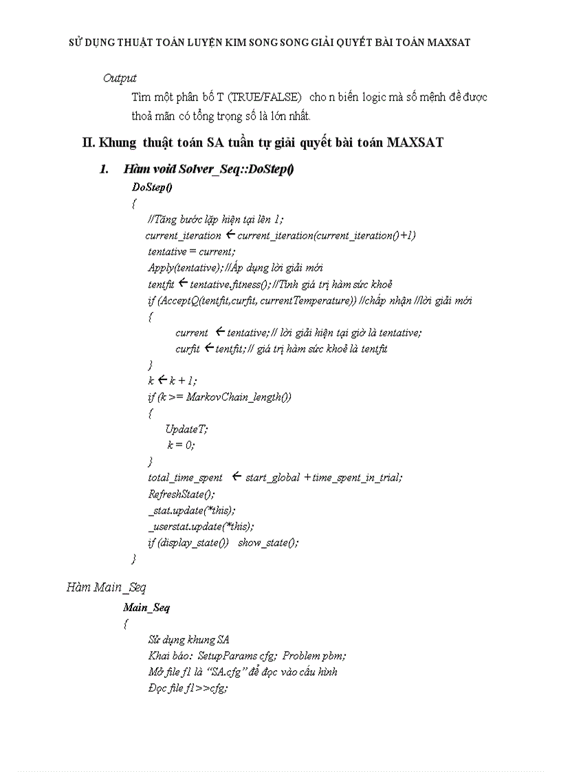 image for page Sử dụng thuật toán luyện kim song song giải quyết bài toán max sat