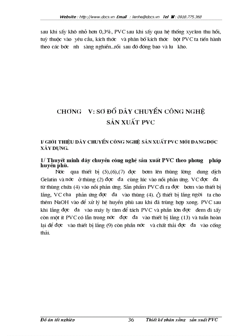 image for page Thiết kế phân xưởng sản xuất PVC