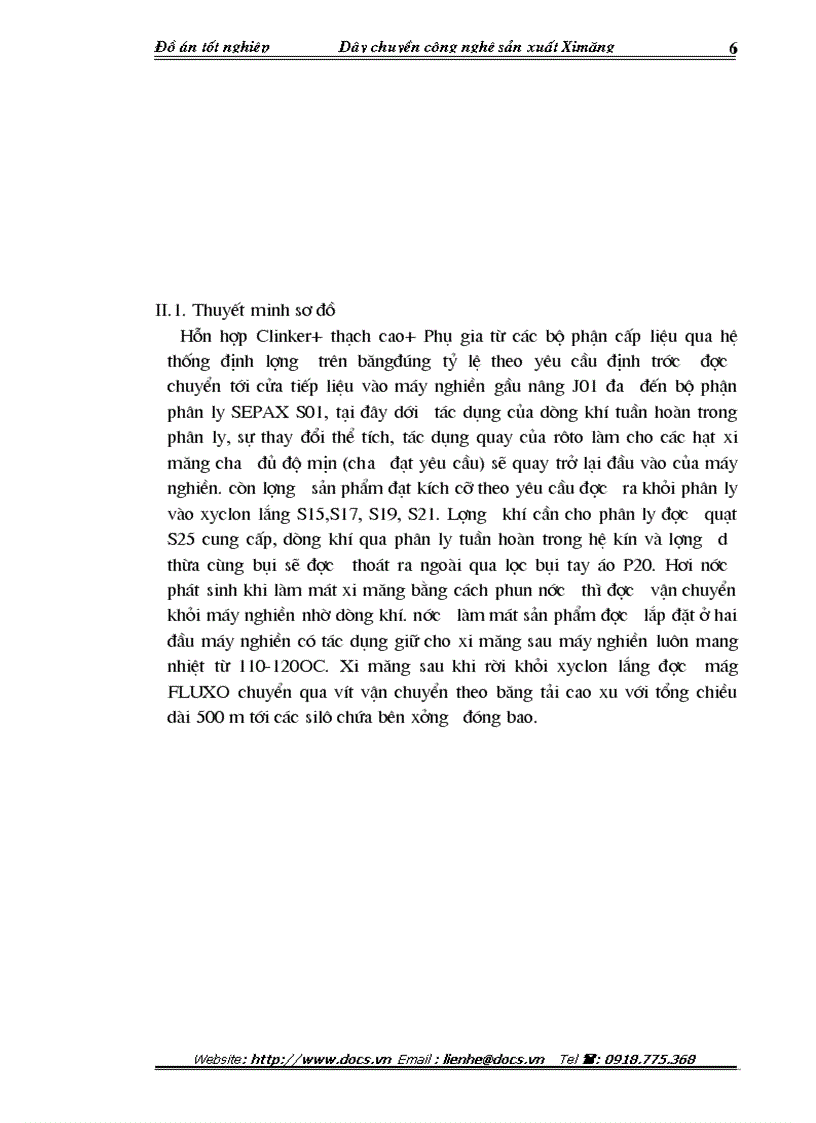 image for page Dây chuyền công nghệ sản xuất Ximăng