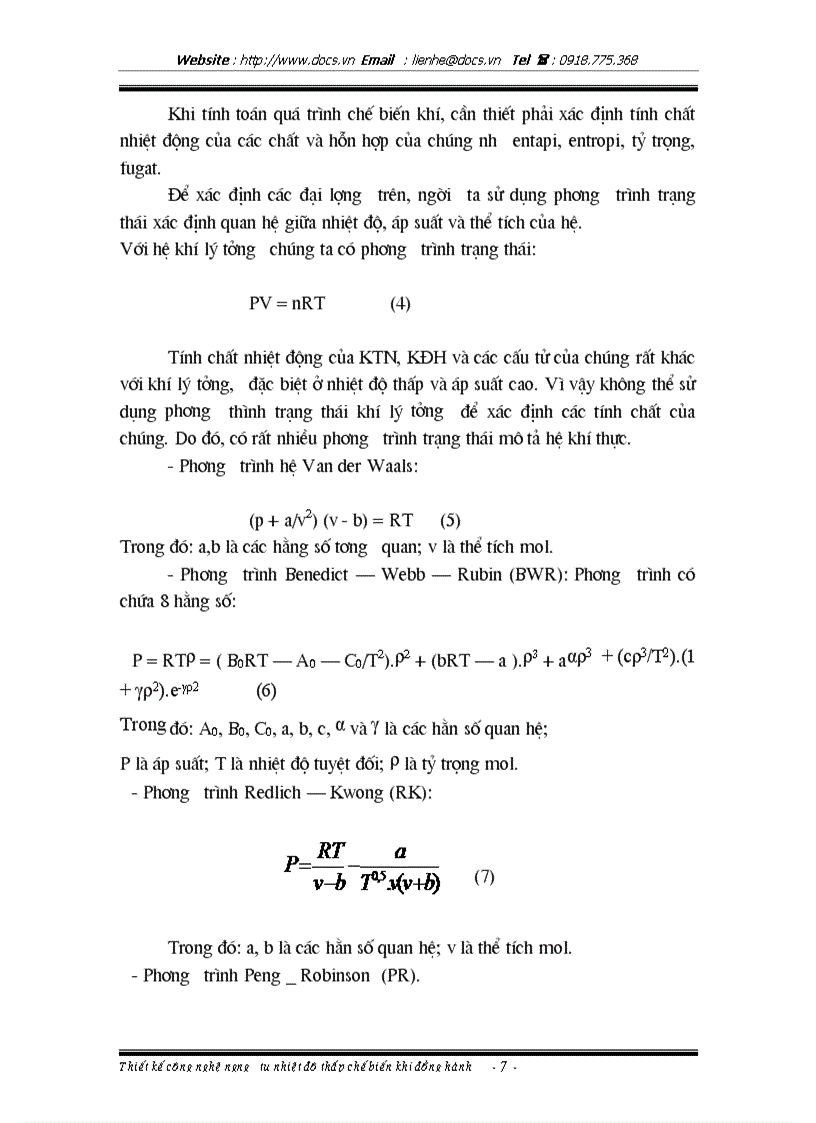 image for page Thiết kế công nghệ ngưng tụ nhiệt độ thấp chế biến khí đồng hành