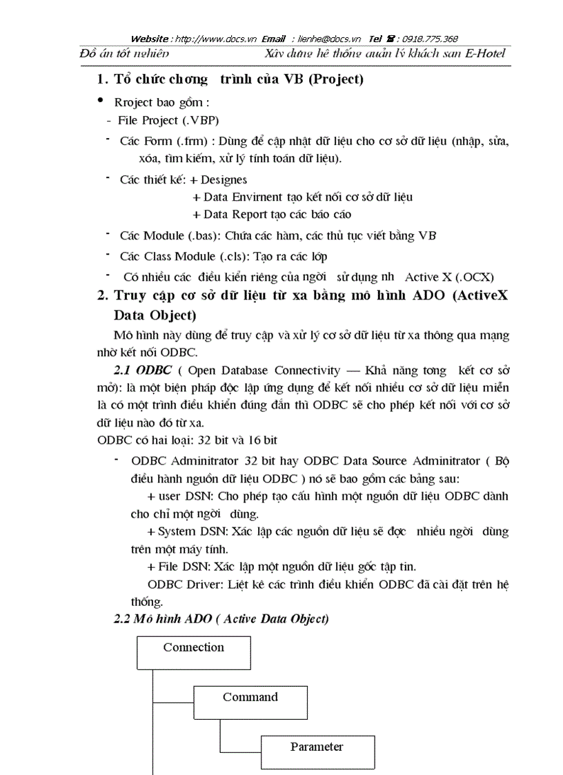 image for page Xây dựng hệ thống quản lý khách sạn E Hotel