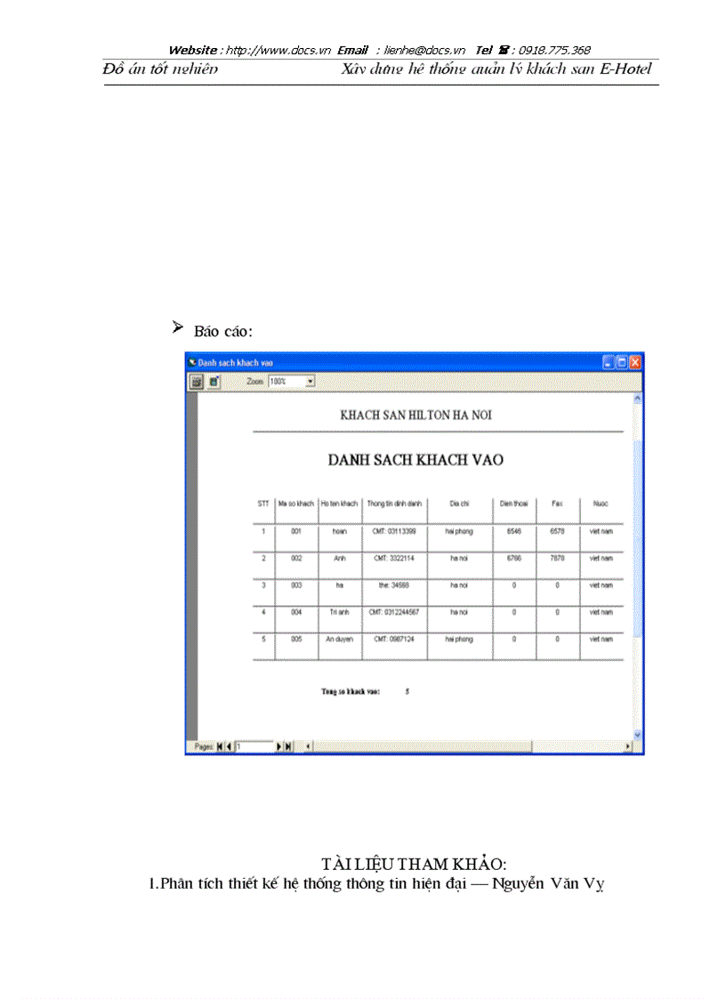 image for page Xây dựng hệ thống quản lý khách sạn E Hotel