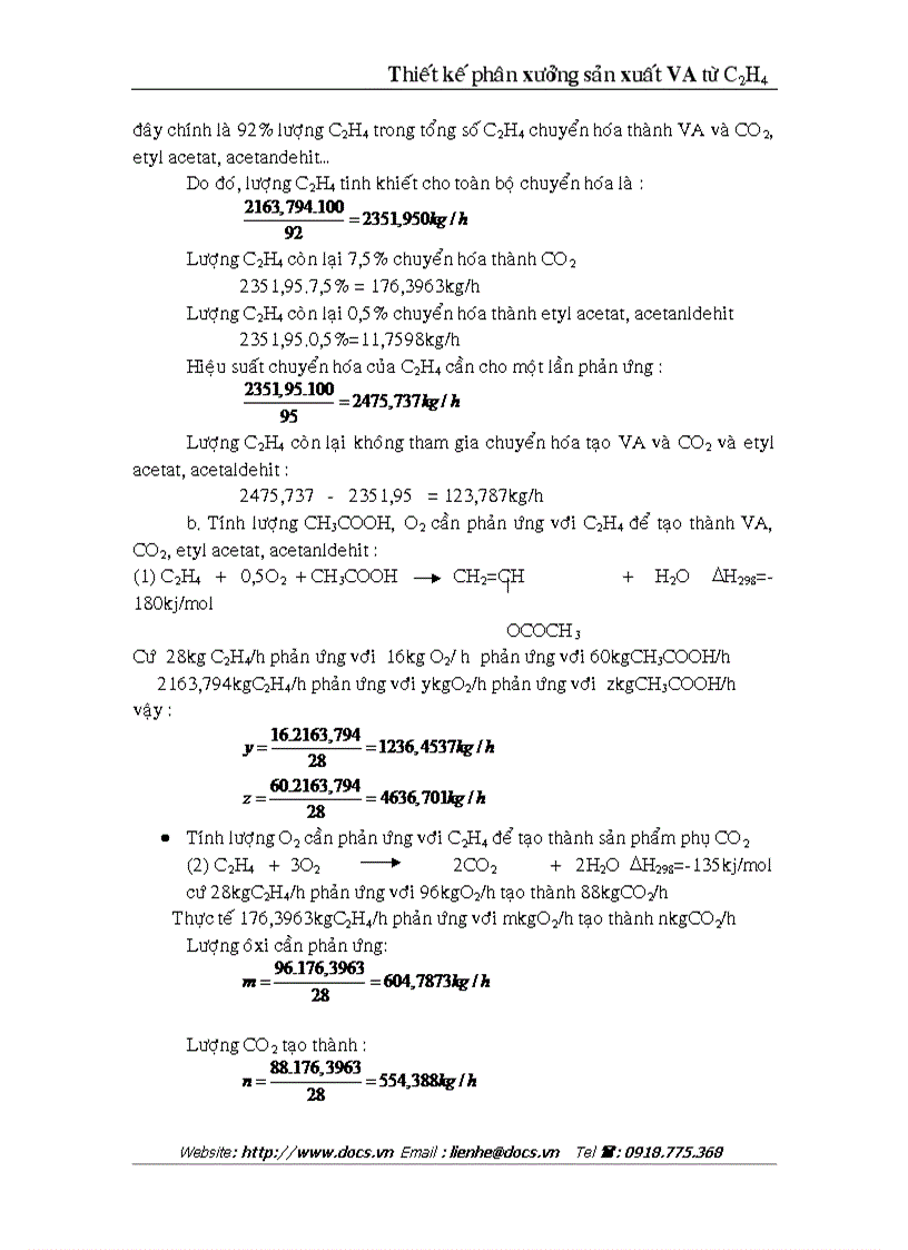 image for page Thiết kế phân xưởng sản xuất VA từ C2H4