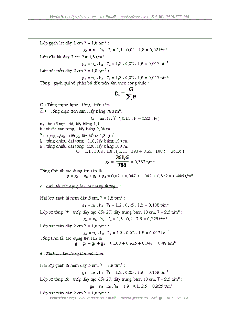 image for page Chuẩn bị số liệu tính toán