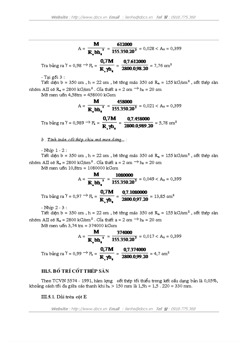 image for page Chuẩn bị số liệu tính toán