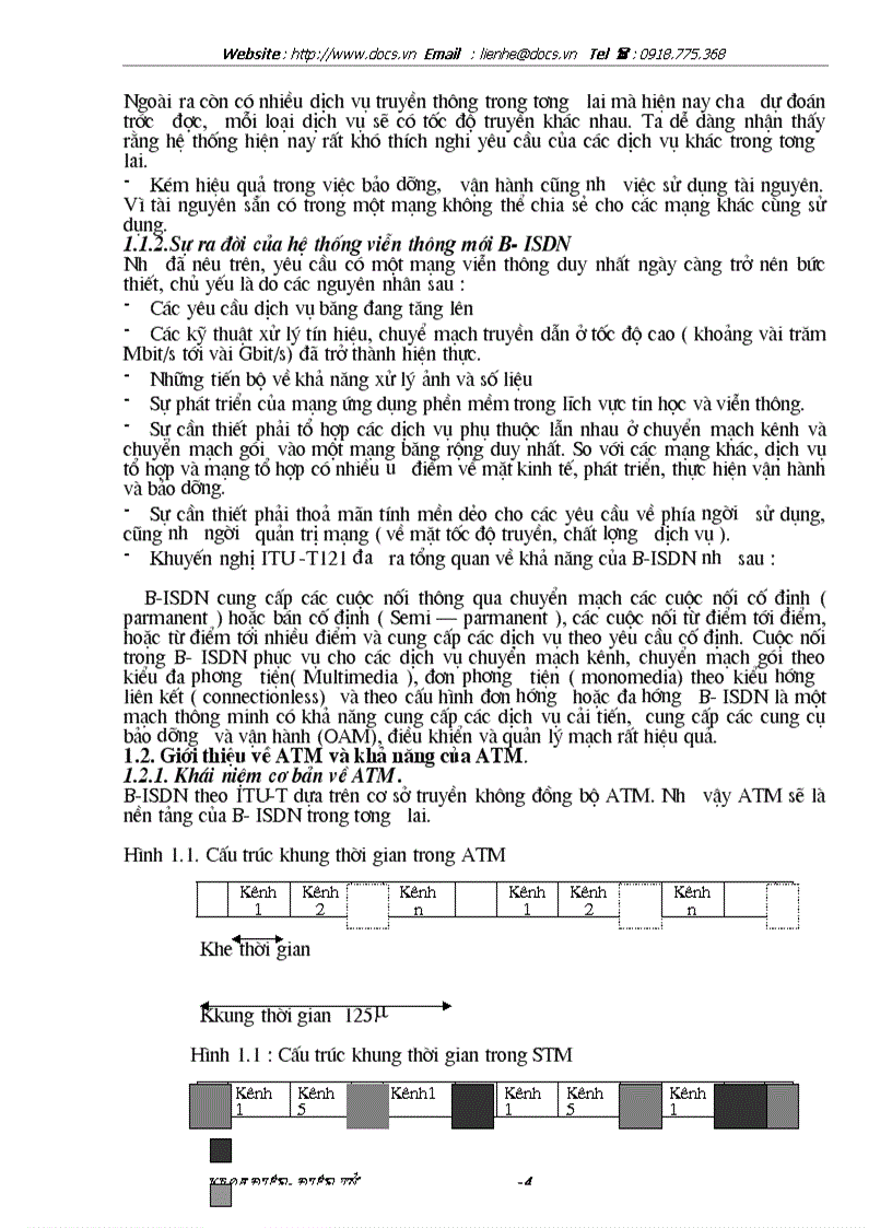 image for page Nghiên cứu hệ thống ATM và ứng dụng ATM trong mạng cục bộ ATM LAN