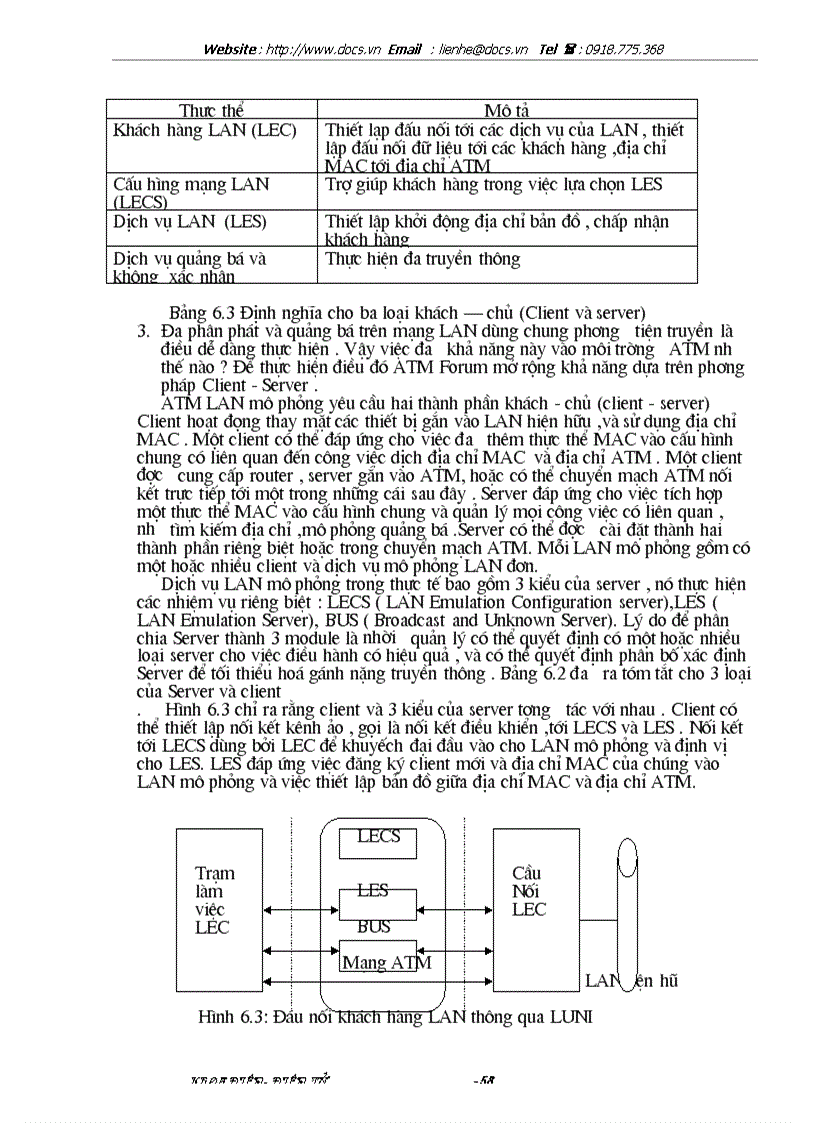 image for page Nghiên cứu hệ thống ATM và ứng dụng ATM trong mạng cục bộ ATM LAN