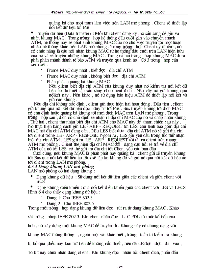 image for page Nghiên cứu hệ thống ATM và ứng dụng ATM trong mạng cục bộ ATM LAN