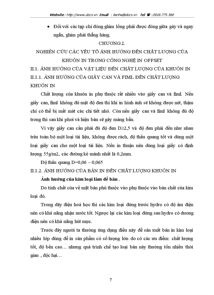 image for page Nghiên cứu khảo sát các yếu tố ảnh hưởng đến chất lượng của khuôn in