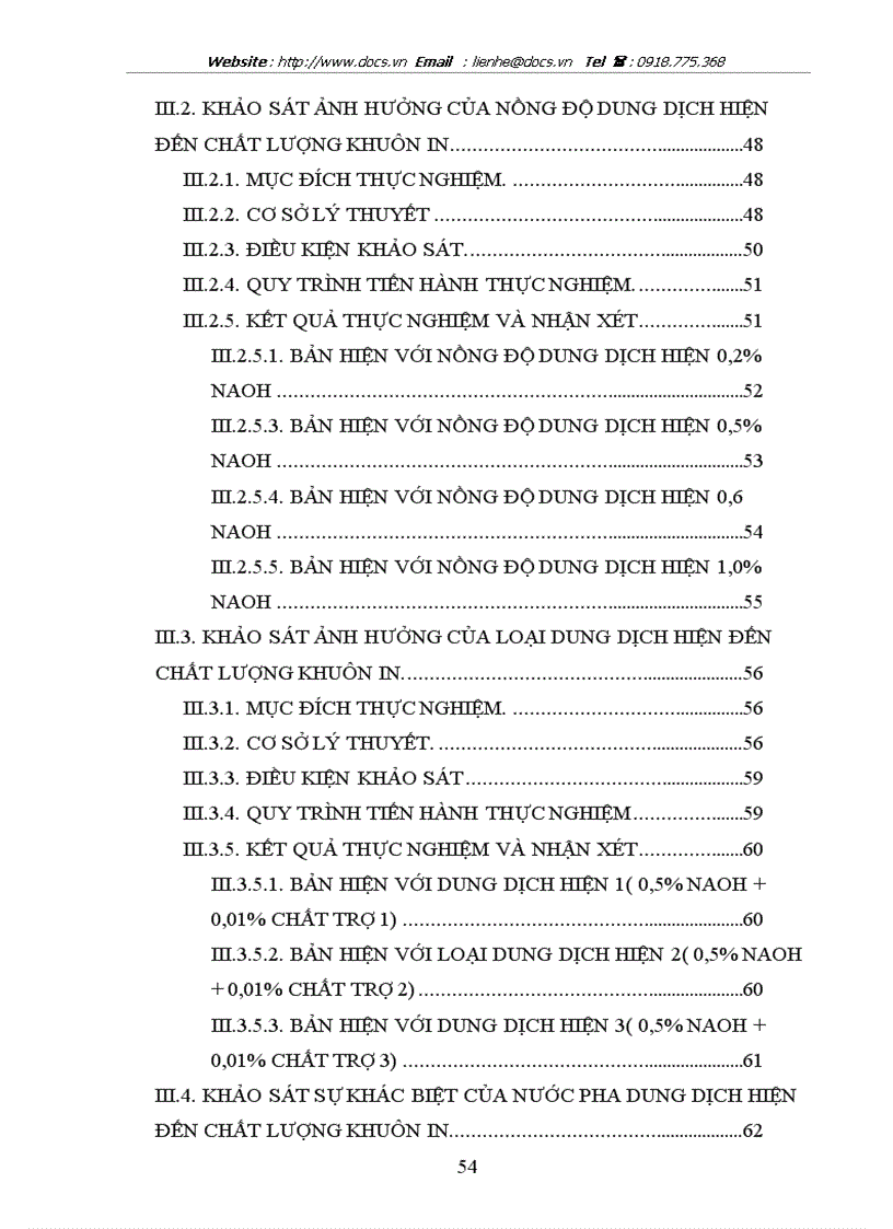 image for page Nghiên cứu khảo sát các yếu tố ảnh hưởng đến chất lượng của khuôn in