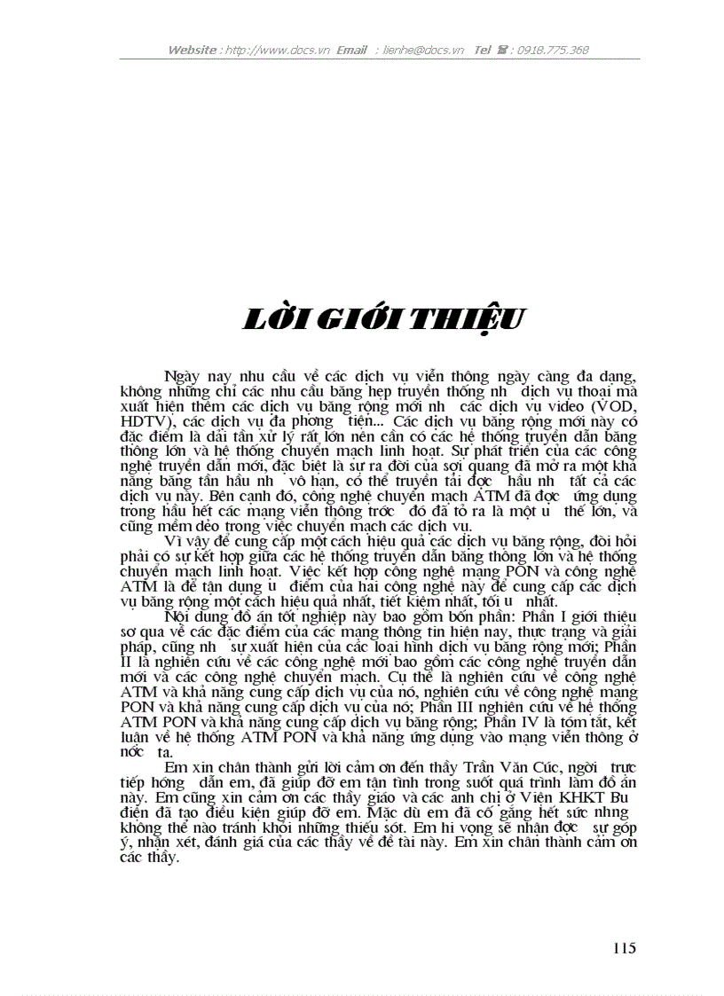image for page Kết hợp mạng pon và công nghệ atm để triển khai hiệu quả nhất các dịch vụ băng rộng b isdn