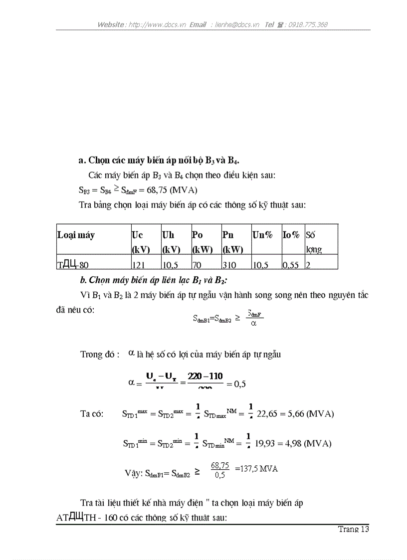 image for page Thiết kế phần điện của nhà máy nhiệt điện